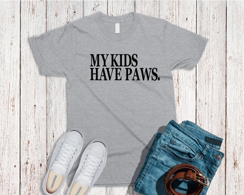 Preorder! My Kids have Paws Tee