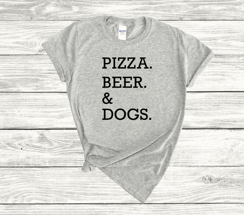 Preorder Pizza Beer & Dogs