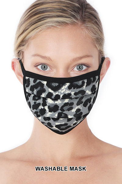 Leopard Print Mask