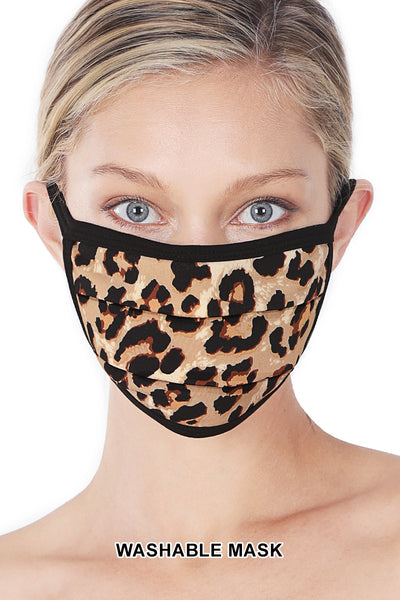 Leopard Print Mask