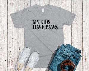 Preorder! My Kids have Paws Tee